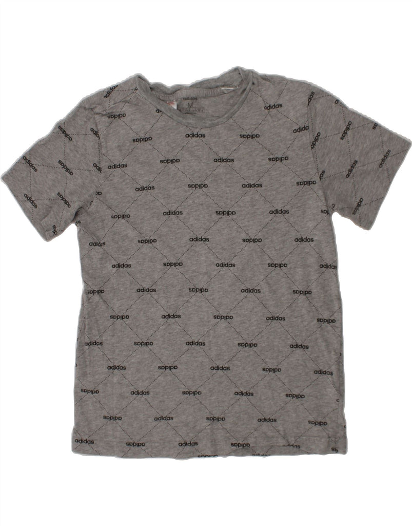 ADIDAS Boys Graphic T-Shirt Top 11-12 Years Medium  Grey Cotton Vintage Adidas and Second-Hand Adidas from Messina Hembry 