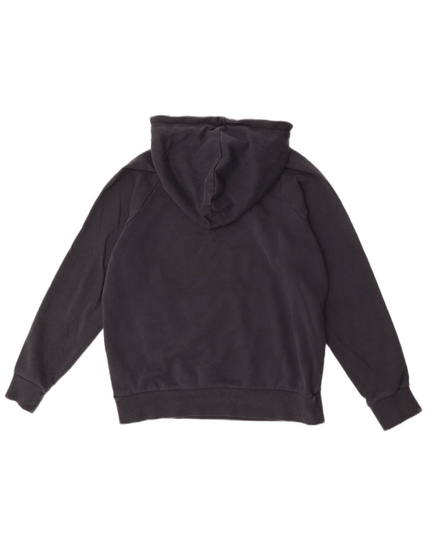 Under Armour Womens Oversized Hoodie Jumper UK 10 Small Black Cotton