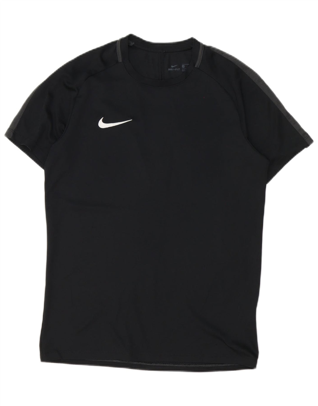 Nike Mens Dri Fit T-Shirt Top Medium Black Colourblock Polyester