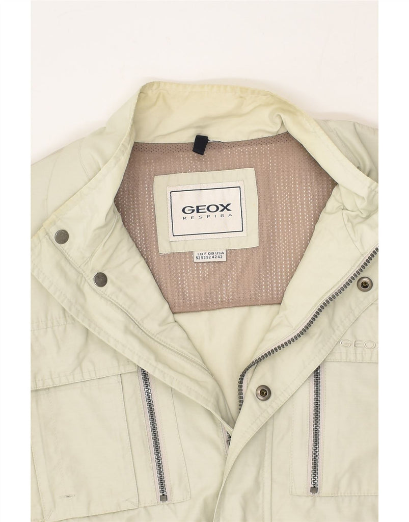 GEOX Mens Utility Gilet UK 42 XL Grey Cotton | Vintage Geox | Thrift | Second-Hand Geox | Used Clothing | Messina Hembry 