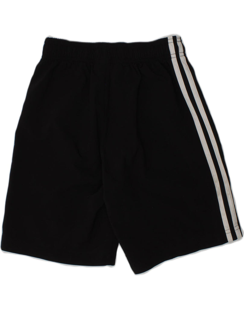 ADIDAS Boys Sport Shorts 10-11 Years Black Polyester | Vintage Adidas | Thrift | Second-Hand Adidas | Used Clothing | Messina Hembry 