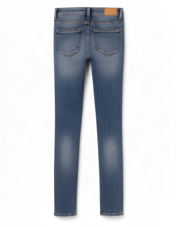 Zara Womens Skinny Jeans EU 36 XS W26 L27 Blue Cotton