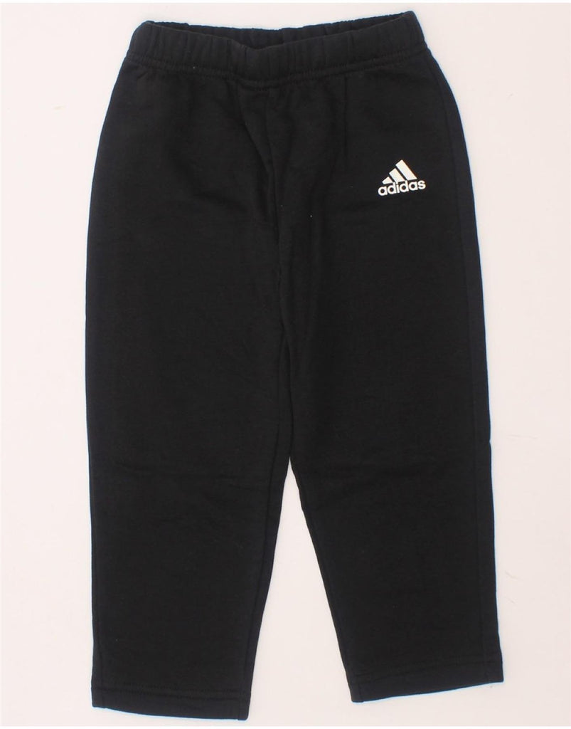 ADIDAS Baby Boys Tracksuit Trousers 18-24 Months  Black Cotton Vintage Adidas and Second-Hand Adidas from Messina Hembry 
