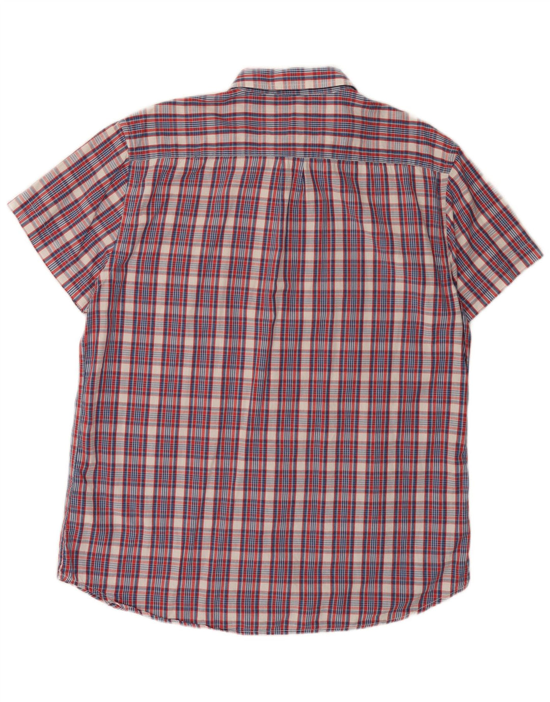 WRANGLER Mens Regular Fit Short Sleeve Shirt 2XL Multicoloured Check