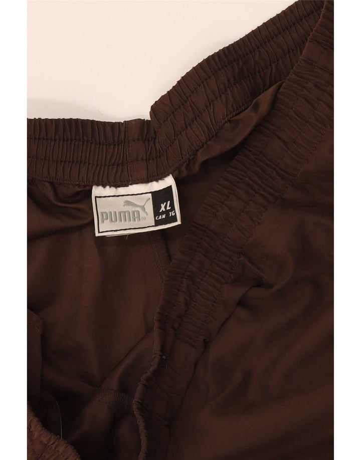 Puma Mens Tracksuit Trousers XL Brown Polyester