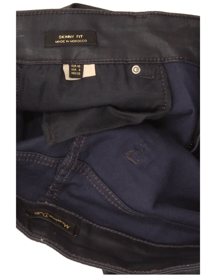 Massimo Dutti Womens Skinny Jeans EU 40 Medium W30 L27 Navy Blue