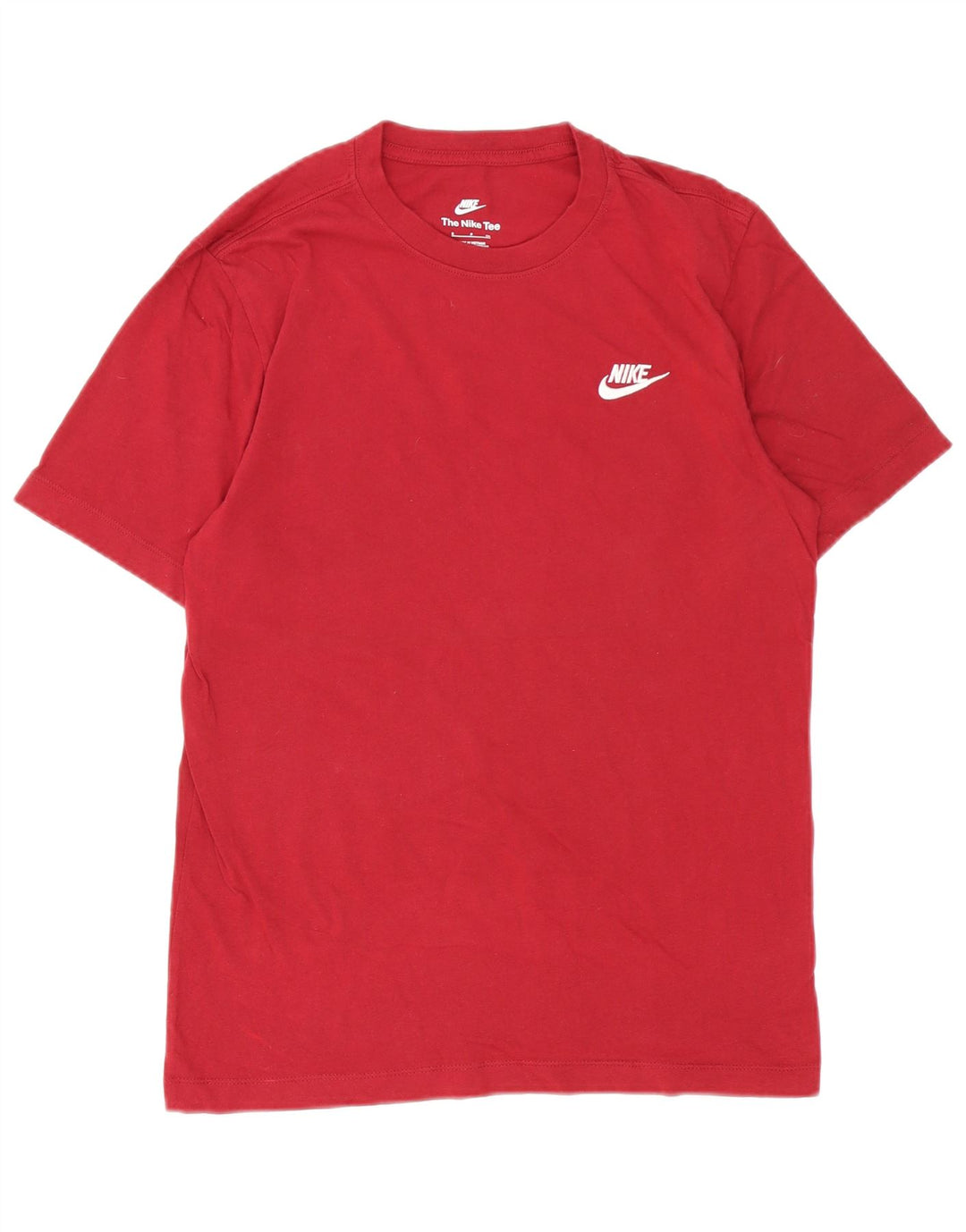 Nike Mens T-Shirt Top Small Burgundy Cotton