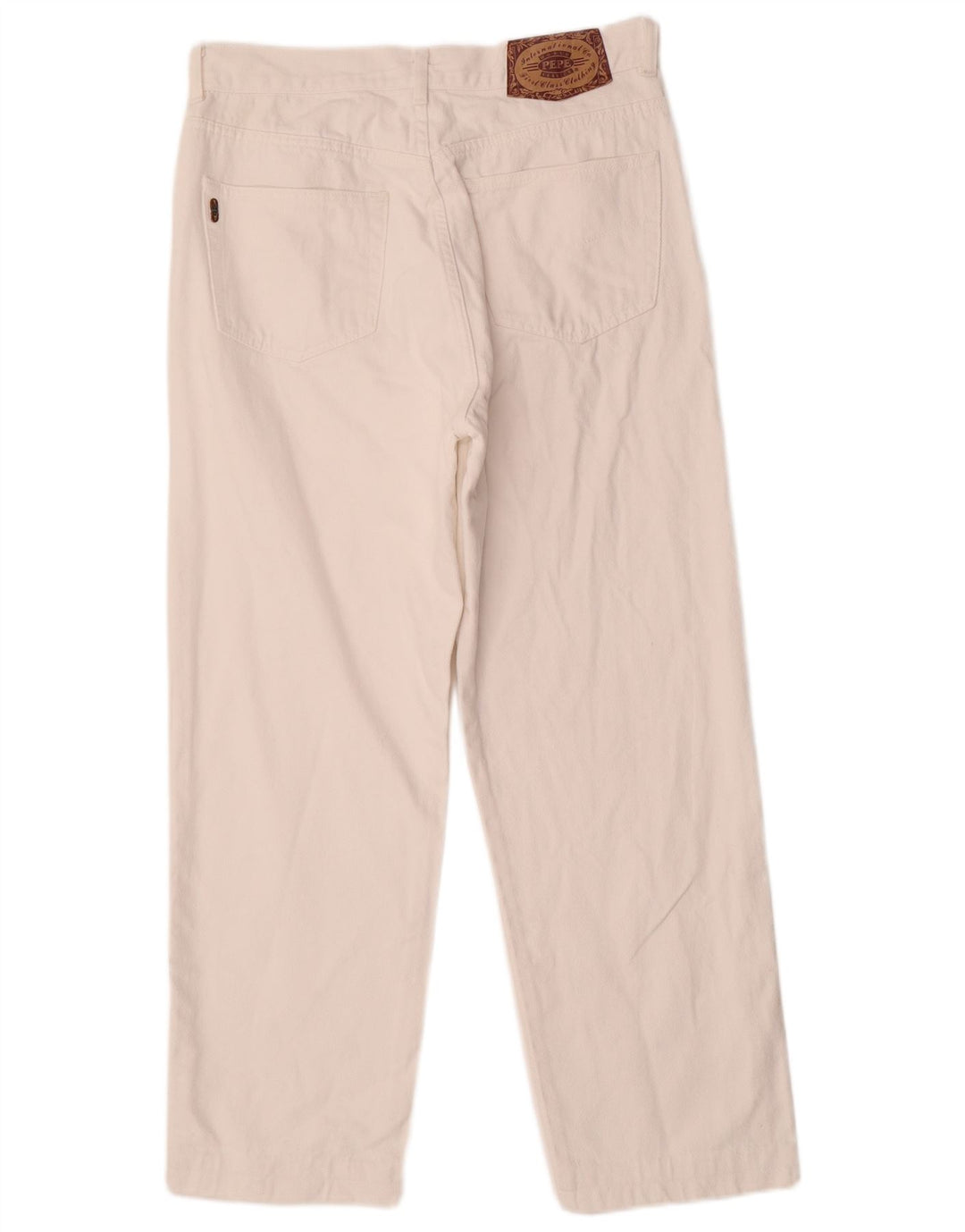 PEPE JEANS Mens Straight Jeans W34 L27  White Cotton