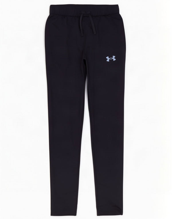 Under Armour Womens Fitted Tracksuit Trousers UK 10 Small Navy Blue Sports