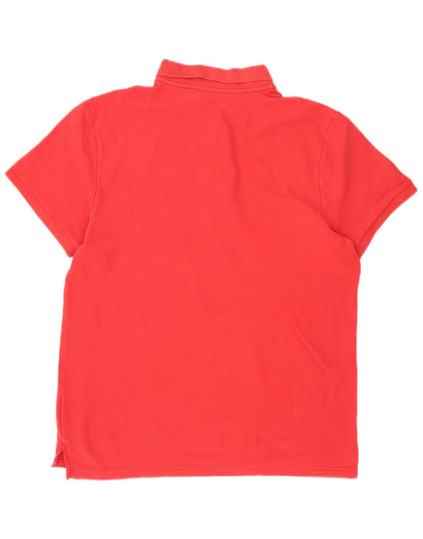 Nike Mens Polo Shirt UK 46/48 XL Red Cotton