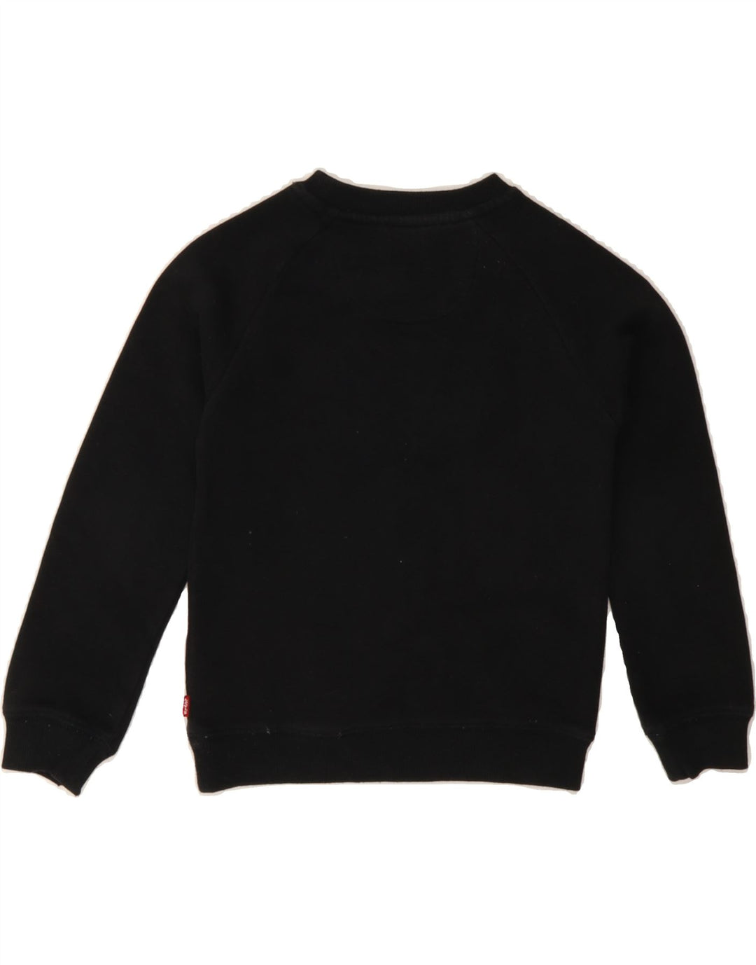 LEVI'S Girls Graphic Sweatshirt Jumper 5-6 Years Black Cotton Vintage Levi's and Second-Hand Levi's from Messina Hembry 