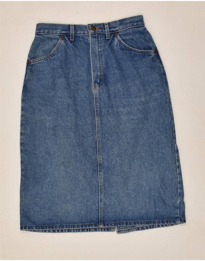 RIFLE Womens Denim Skirt W30 Medium  Blue Cotton | Vintage Rifle | Thrift | Second-Hand Rifle | Used Clothing | Messina Hembry 