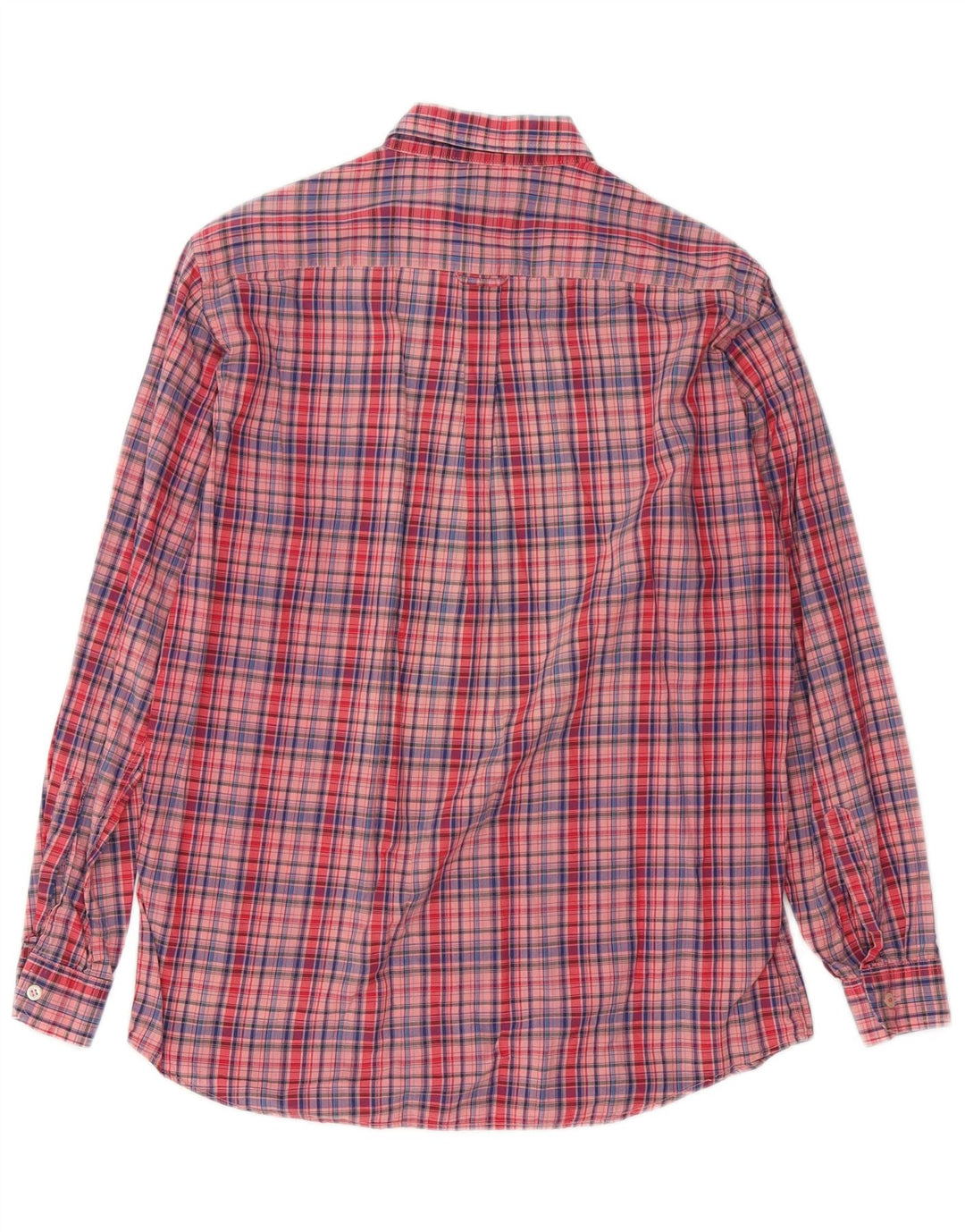 Valentino Boys Shirt 15-16 Years XL Pink Check Cotton