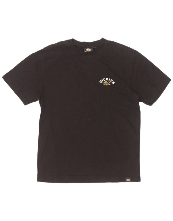 Dickies Mens Graphic T-Shirt Top Small Black Cotton