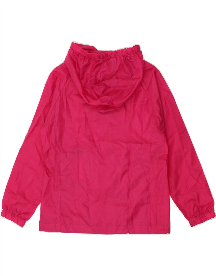 BRUGI Girls Hooded Rain Jacket 7-8 Years Pink Vintage Brugi and Second-Hand Brugi from Messina Hembry 