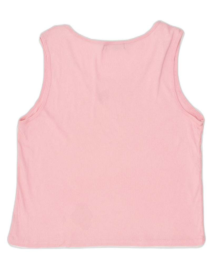 RALPH LAUREN Womens Vest Top UK 14 Medium Pink | Vintage Ralph Lauren | Thrift | Second-Hand Ralph Lauren | Used Clothing | Messina Hembry 