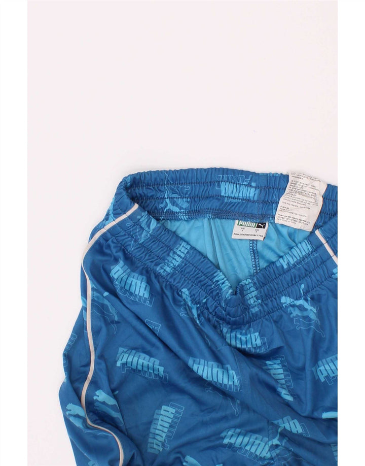 Puma Boys Graphic Sport Shorts 6-7 Years Blue Polyester