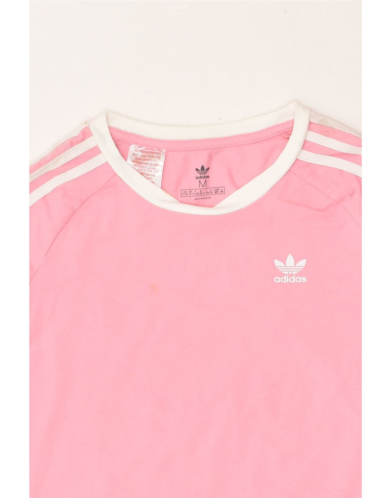 ADIDAS Girls Top Long Sleeve 11-12 Years Pink Cotton | Vintage Adidas | Thrift | Second-Hand Adidas | Used Clothing | Messina Hembry 