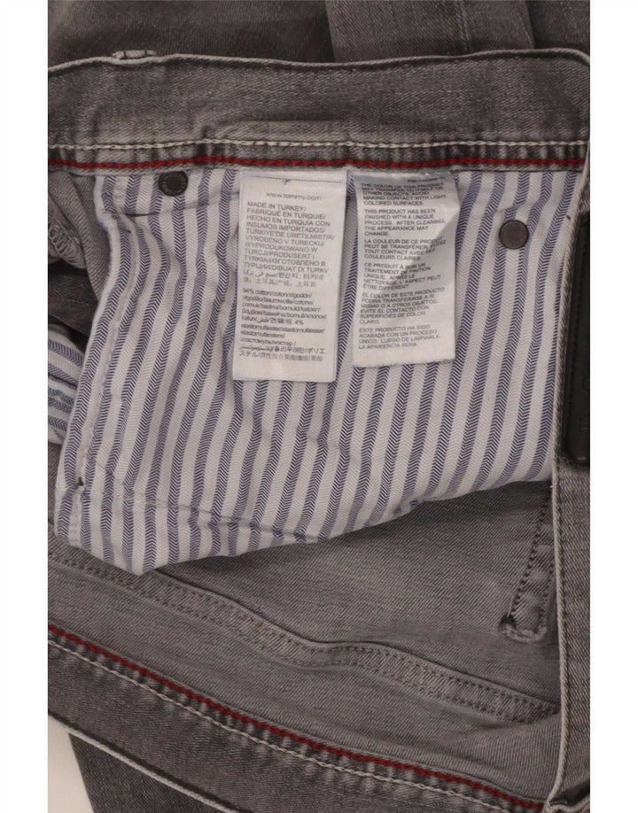 Tommy Hilfiger Mens Slim Jeans W36 L32 Grey Cotton