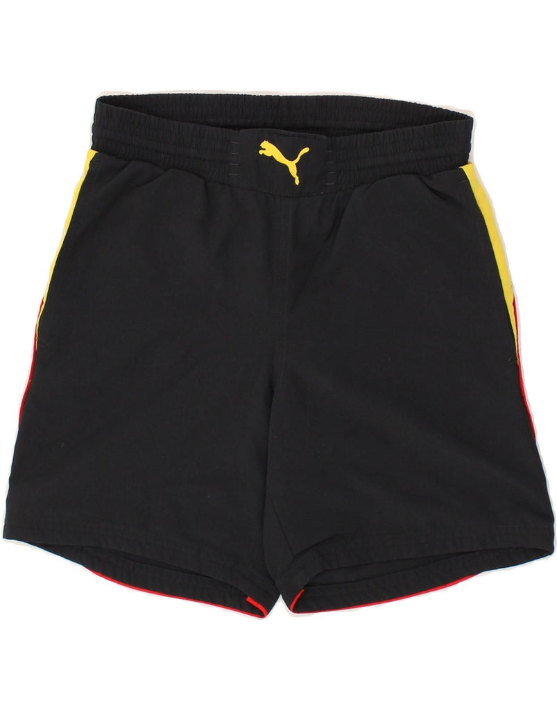 PUMA Boys Sport Shorts 11-12 Years Black | Vintage Puma | Thrift | Second-Hand Puma | Used Clothing | Messina Hembry 