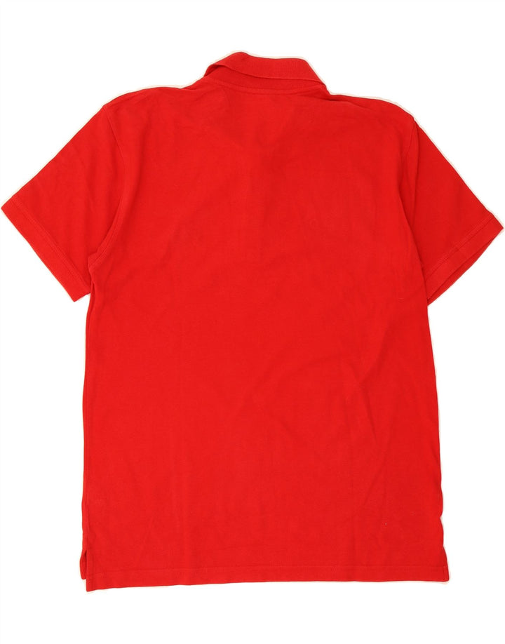 FILA Mens Polo Shirt Medium Red Cotton Vintage Fila and Second-Hand Fila from Messina Hembry 