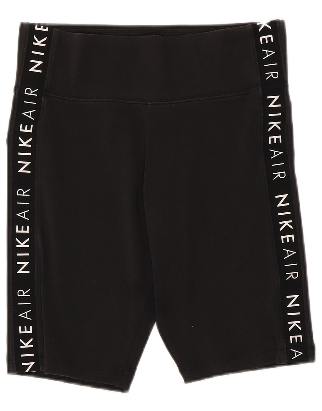 Nike Womens Graphic Sport Shorts UK 12 Medium  Black Cotton