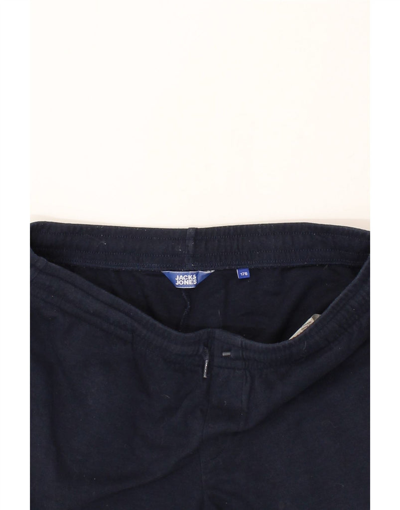 JACK & JONES Boys Graphic Sport Shorts 15-16 Years Navy Blue Cotton Vintage Jack & Jones and Second-Hand Jack & Jones from Messina Hembry 