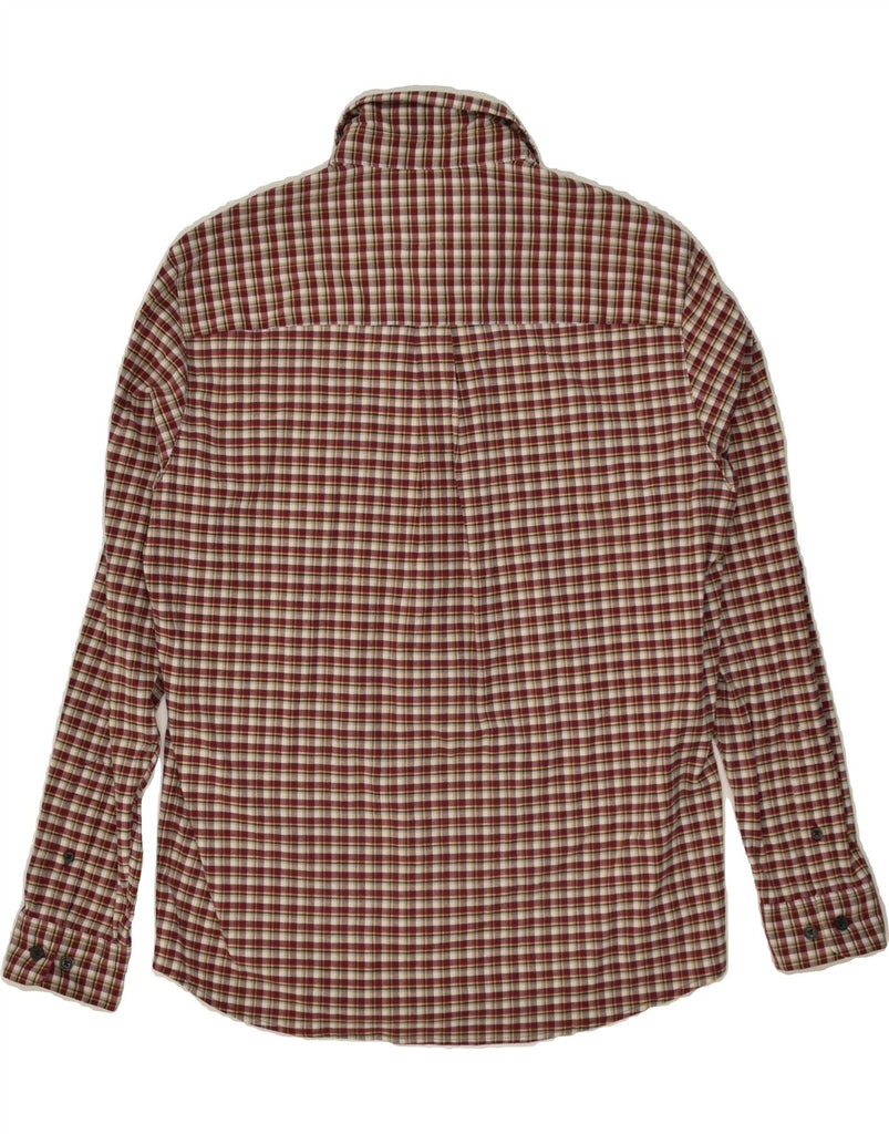 VINTAGE Mens Shirt Medium Brown Gingham | Vintage Vintage | Thrift | Second-Hand Vintage | Used Clothing | Messina Hembry 