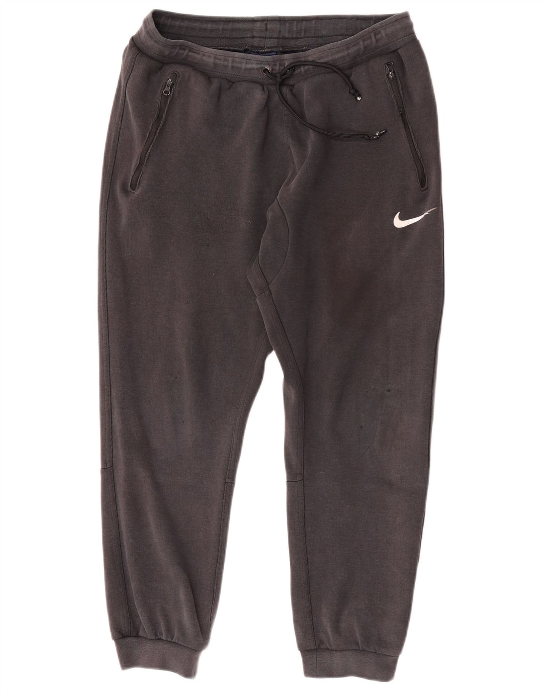 Nike Mens Crop Tracksuit Trousers Joggers Medium Grey Cotton