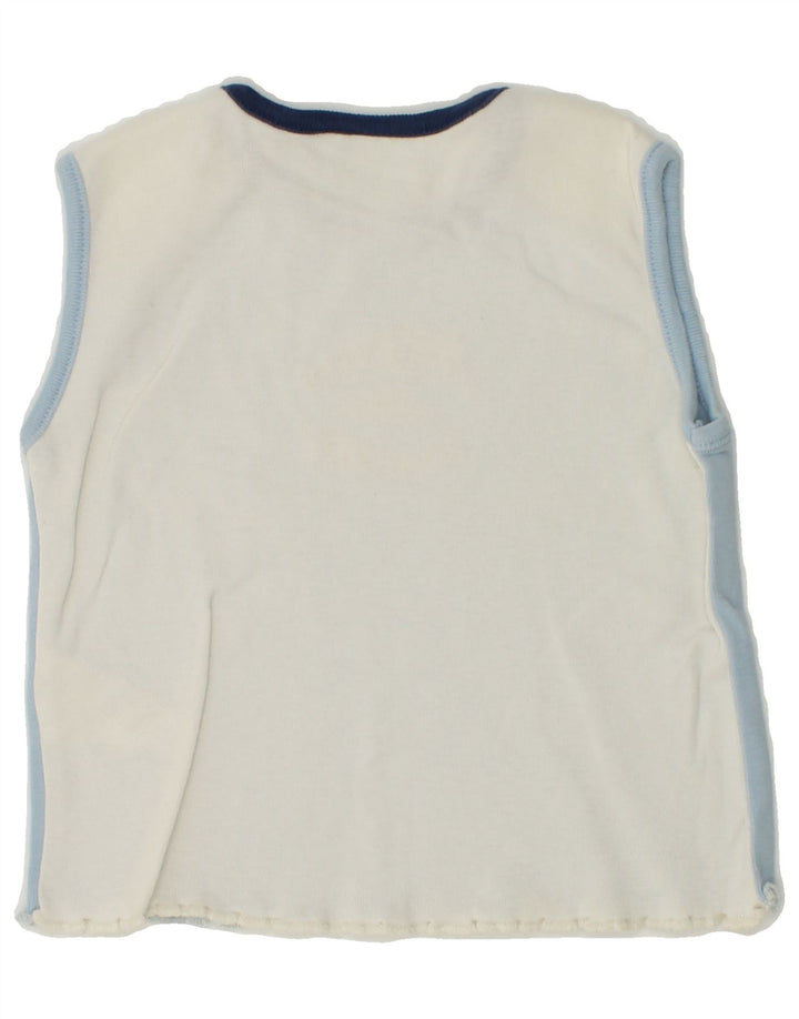 DIADORA Baby Girls Vest Top 12-18 Months Blue Colourblock Cotton | Vintage Diadora | Thrift | Second-Hand Diadora | Used Clothing | Messina Hembry 