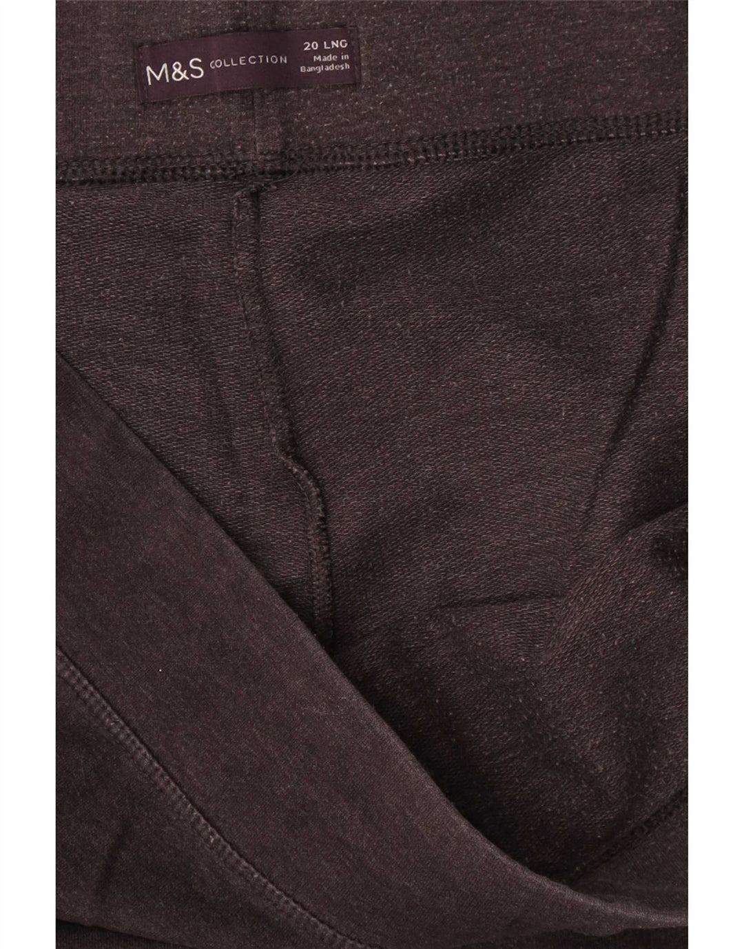 Marks & Spencer Womens Leggings UK 20 2XL Grey Cotton