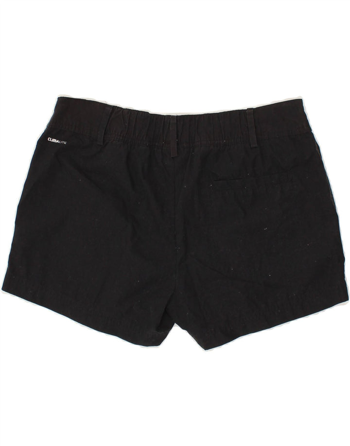 ADIDAS Womens Climalite Chino Shorts UK 12 Medium W32 Black Polyester Vintage Adidas and Second-Hand Adidas from Messina Hembry 