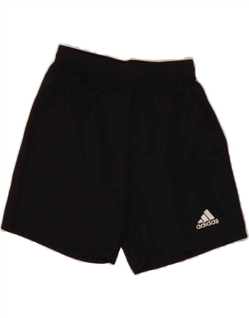 ADIDAS Boys Climalite Sport Shorts 4-5 Years  Black Vintage Adidas and Second-Hand Adidas from Messina Hembry 