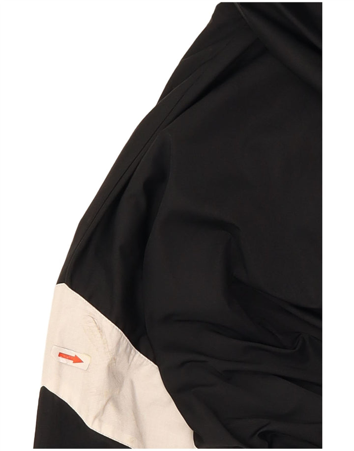 Nike Mens Pullover Loose Fit Tracksuit Top Jacket XL Black Colourblock