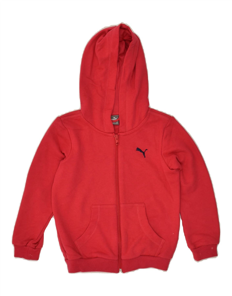 PUMA Boys Zip Hoodie Sweater 5-6 Years Red | Vintage Puma | Thrift | Second-Hand Puma | Used Clothing | Messina Hembry 