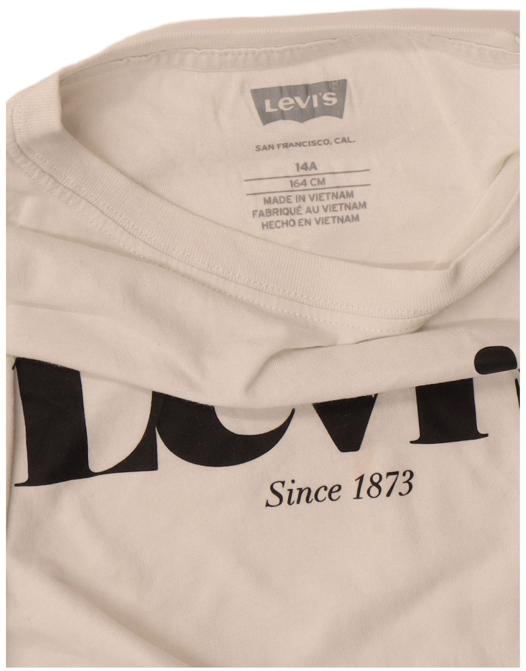 Levi's Boys Graphic T-Shirt Top 13-14 Years White