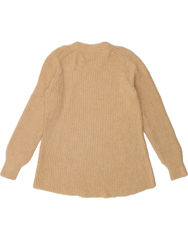 ATHLETA Womens Crew Neck Jumper Sweater UK 16 Large Beige Wool Vintage Athleta and Second-Hand Athleta from Messina Hembry 