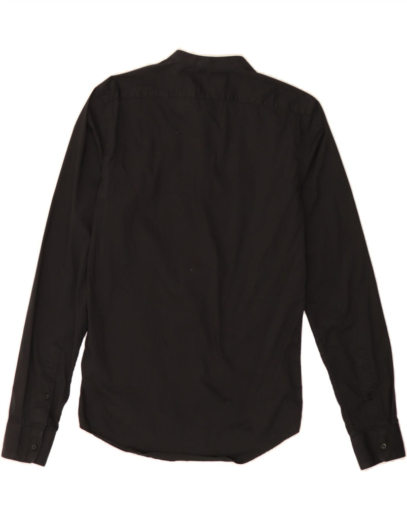 ZARA Mens Slim Fit Shirt Small Black Cotton Vintage Zara and Second-Hand Zara from Messina Hembry 
