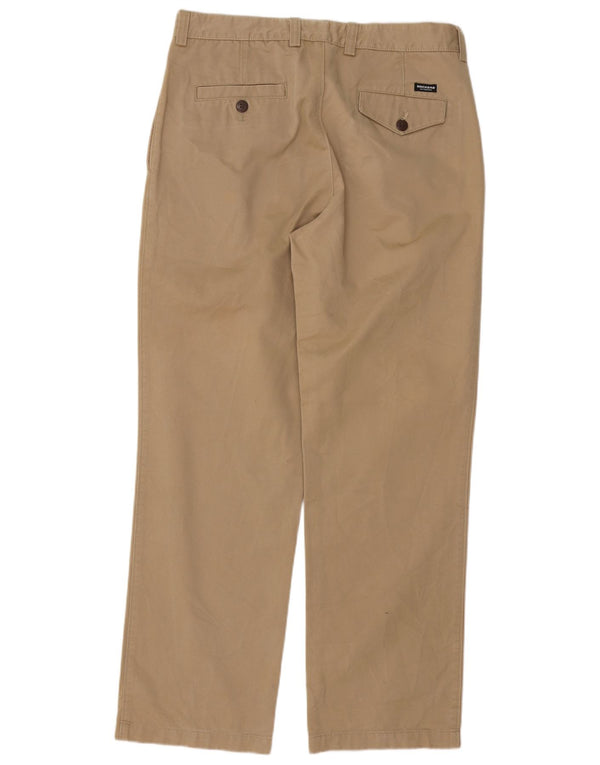 Dockers Mens Pegged Classic Fit Chino Trousers W34 L32 Beige