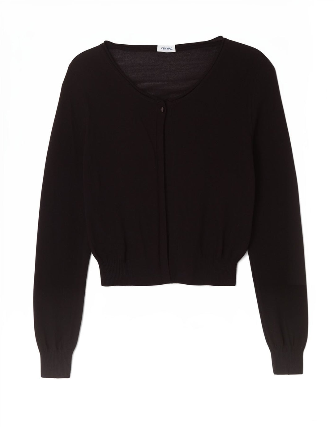 Max & Co. Womens Crop Cardigan Top UK 12 Medium Black
