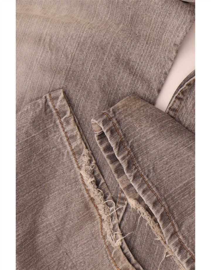 Marks & Spencer Mens Blue Harbour Straight Jeans W34 L29 Grey Cotton