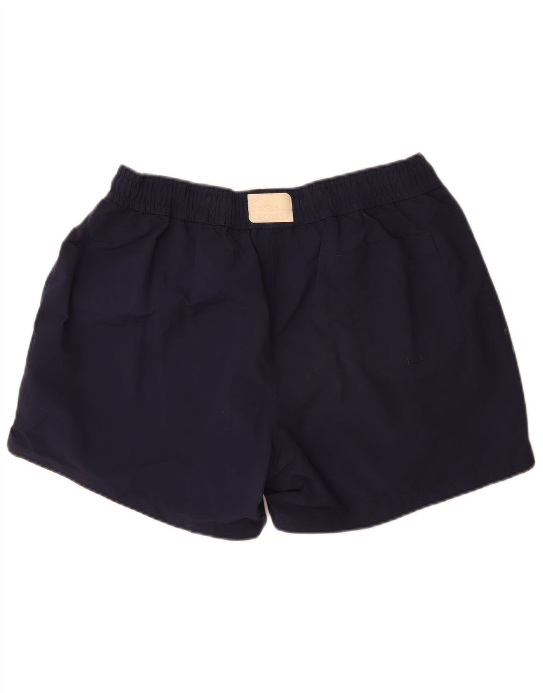 Lacoste Mens Swimming Shorts Size 7 2XL Navy Blue Polyamide