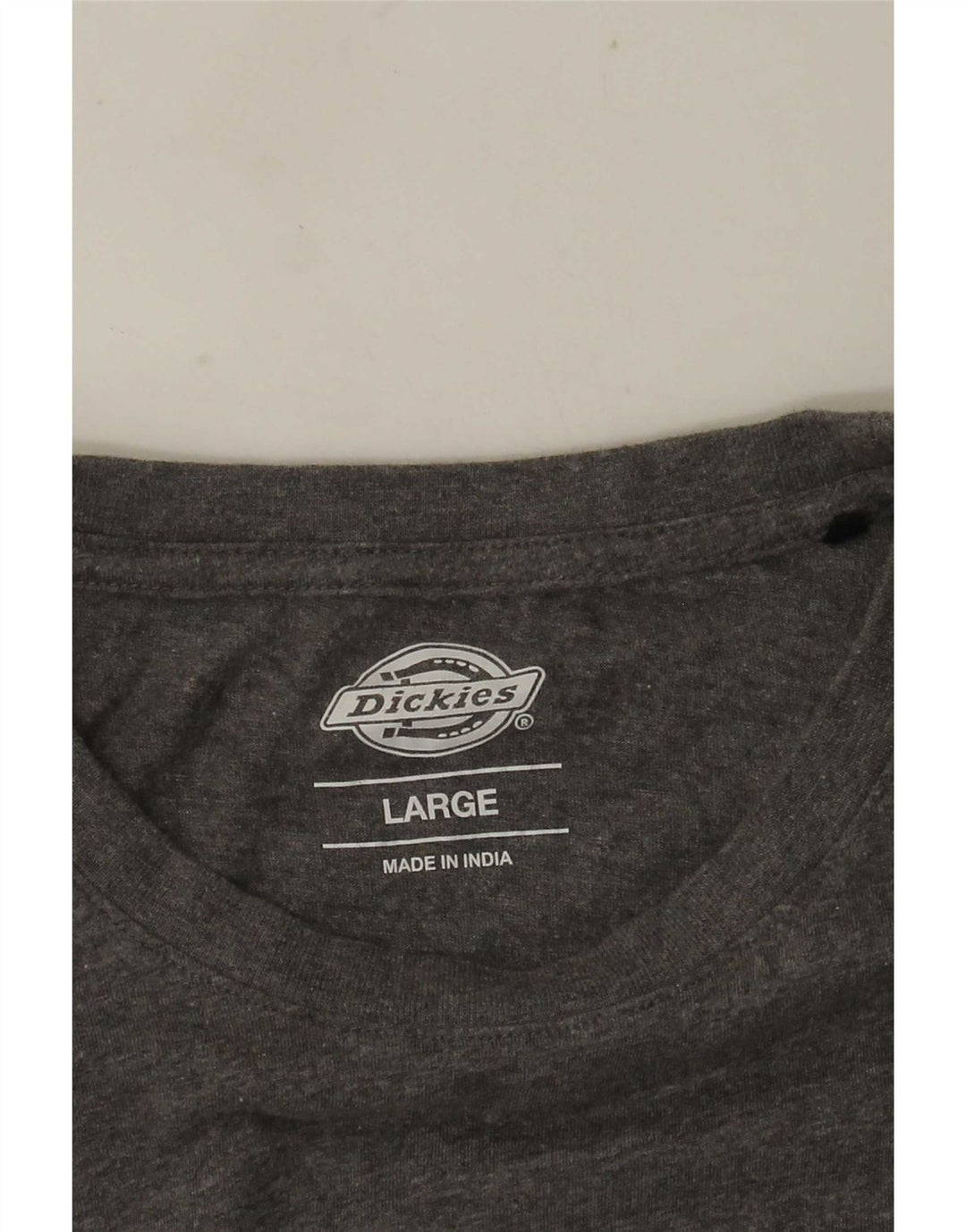 DICKIES Mens T-Shirt Top Large Grey