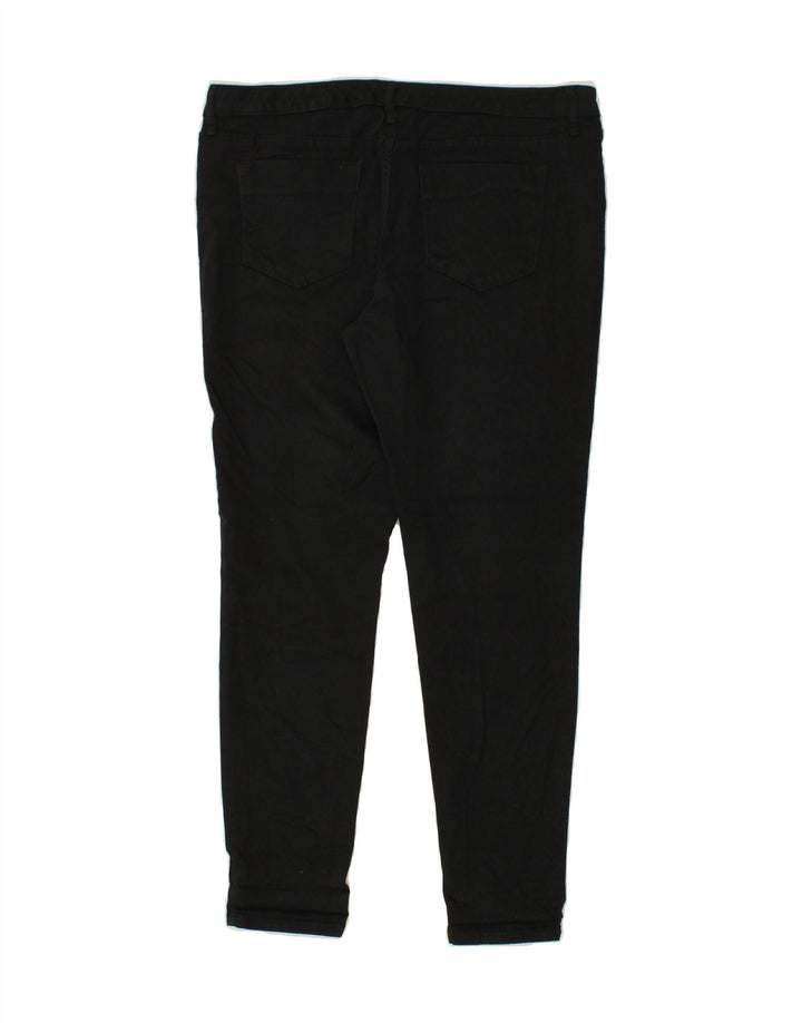 MOSSIMO Womens Stretch Mid Rise Jegging Jeans UK 14 Large W32 L29 Black Vintage Mossimo and Second-Hand Mossimo from Messina Hembry 