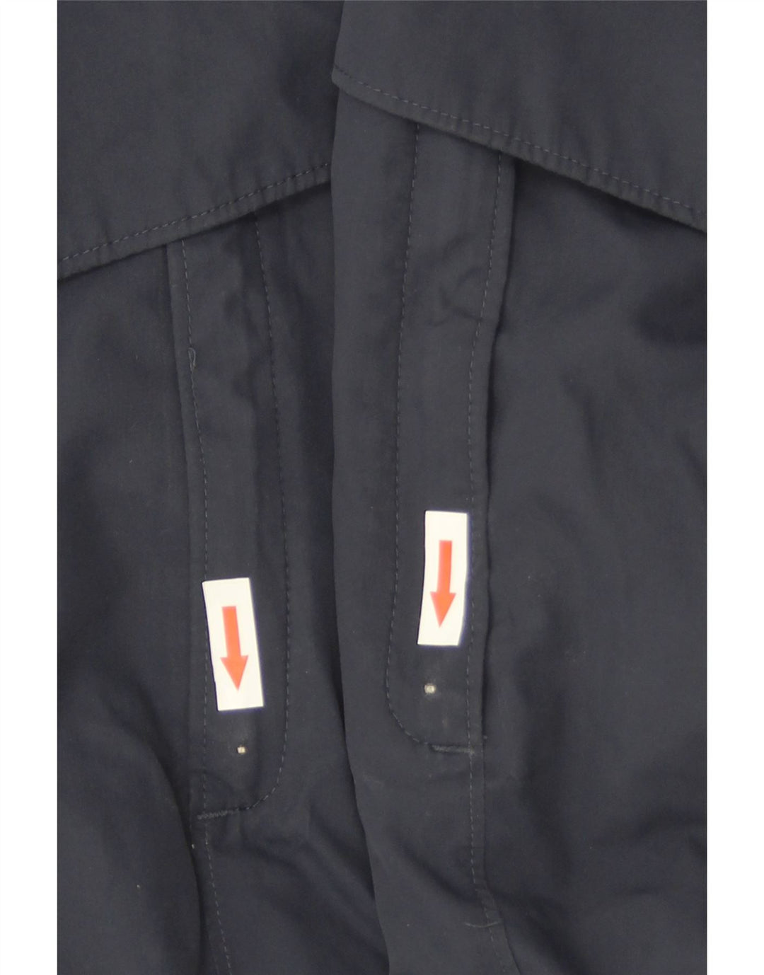The North Face Womens Hooded Raincoat UK 14 Medium Navy Blue Polyester