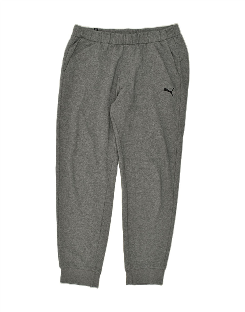 PUMA Mens Tracksuit Trousers Joggers Large Grey Cotton | Vintage Puma | Thrift | Second-Hand Puma | Used Clothing | Messina Hembry 