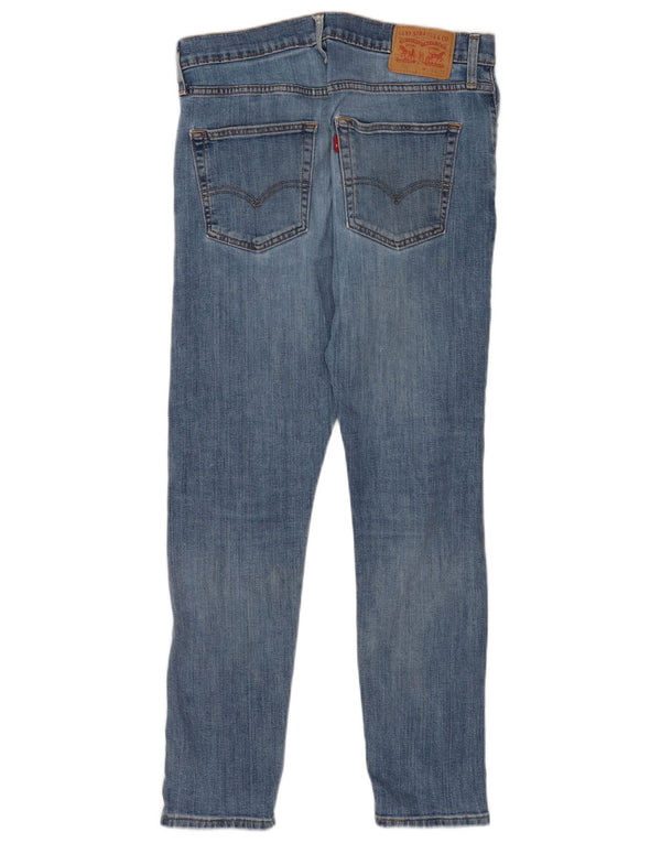 Levi's Mens 512 Slim Tapered Jeans W32 L32 Blue Cotton