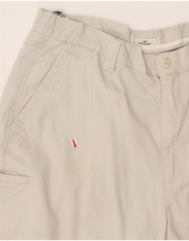 DOCKERS Mens Cargo Shorts W36 Large White Cotton Vintage Dockers and Second-Hand Dockers from Messina Hembry 