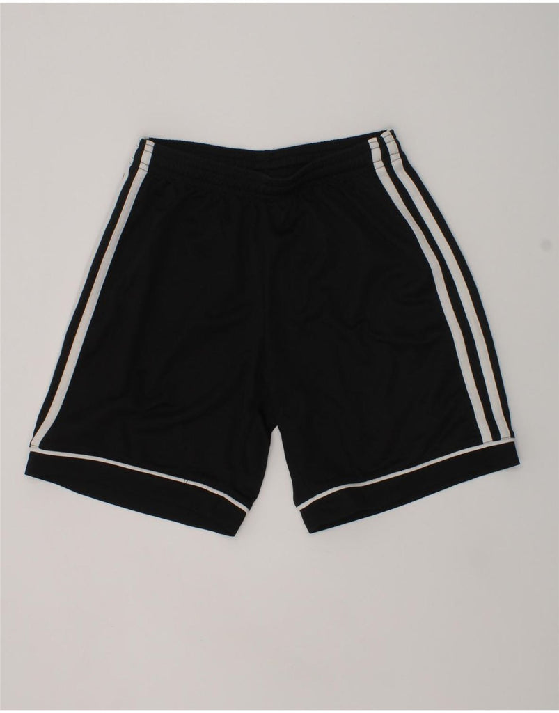 ADIDAS Boys Climalite Sport Shorts 11-12 Years Black Polyester | Vintage Adidas | Thrift | Second-Hand Adidas | Used Clothing | Messina Hembry 