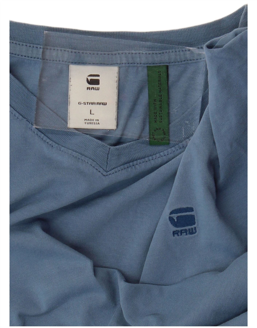 G-STAR Mens T-Shirt Top Large Blue